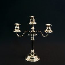 silver candelabra 14 inch 3 branch rental