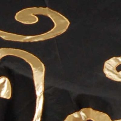 Swirling Fantasy Linen gold black