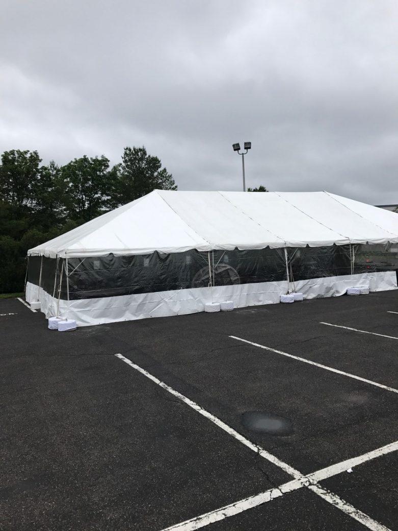 30′ Wide Testing Tents 