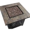 propane fire pit rental surface view